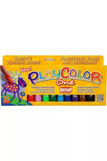 PlayColor Farby w sztyfcie 12 x 10 g