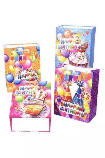 W&k Torebka prezentowa L Birthday