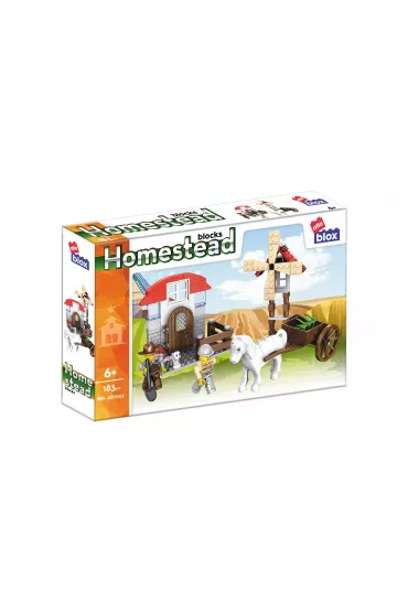 Klocki konstrukcyjne 183 el. Farma Alleblox