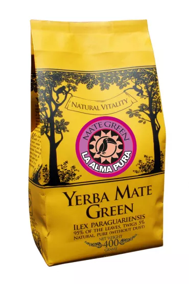 Mate Green Yerba Mate LA ALMA PURA 400 g