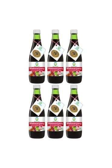 Bio Food Sok wielowarzywny kiszony zestaw 6 x 300 ml Bio