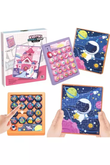 Puzzle Uk�adanka labirynt przesuwanka 2w1 MIX Trifox