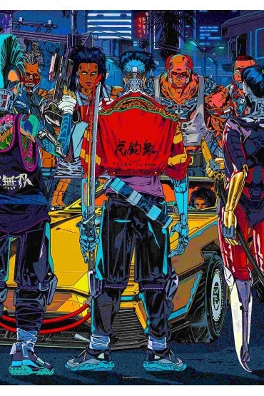 Puzzle 1000  Comic Book Cyberpunk 2077 Kickdown Good Loot