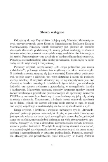 Miniatury matematyczne 70 - Mieczys�aw K. Mentzen, Agniesz