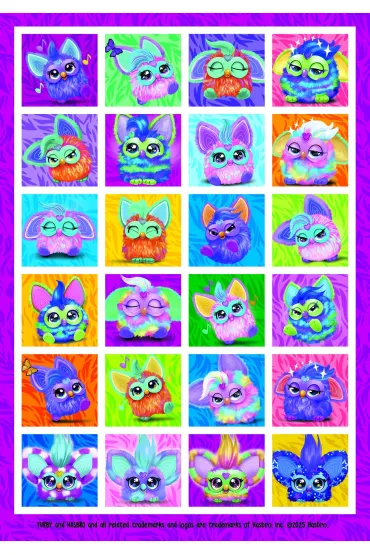 Zagadki Furby'ego. Furby. Zdrapuj, koloruj, naklejaj