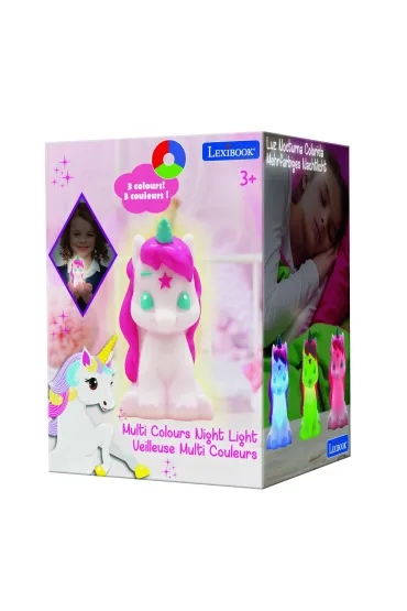 Lampka nocna 3D Jednoro�ec Lexibook NLJ01UNI