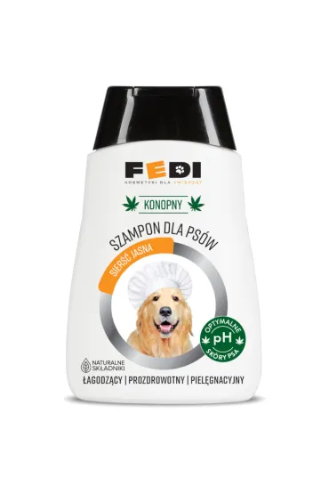 Fedi Konopny szampon dla ps�w - sier�� jasna