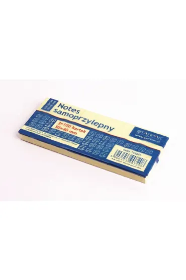 Notes samoprzylepny 50x40/100k op3szt A 12 STARPAK 152616
