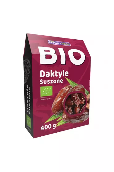 NaturaVena Daktyle bez pestek suszone 400 g Bio