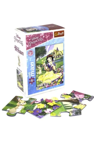 Puzzle 20 el. miniMAXI W �wiecie Ksi�niczek 4 Trefl
