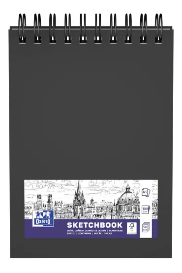 Oxford Szkicownik Sketchbook podw�jna spirala A5 50 kartek