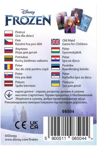 Czarny Piotru� - Frozen 2