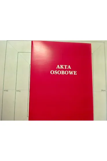 Warta Teczka do akt osobowych A4 binda wewn�trzna
