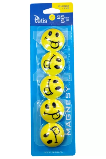 Tetis Magnesy do tablic 5 szt.