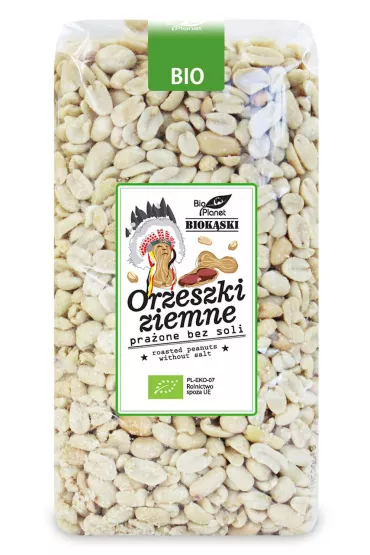 Bio Planet Orzeszki ziemne pra�one bez soli 1 kg Bio