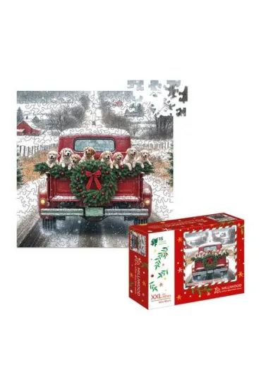 Puzzle 250 el. �wi�teczne Podr�uj�ce Psy Alexander