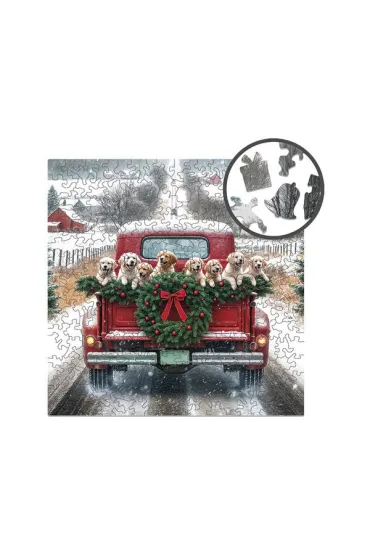 Puzzle 250 el. �wi�teczne Podr�uj�ce Psy Alexander