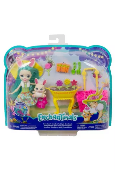 EnchanTimals Zestaw Wiosenne kr�liczki + Lalka Fluffy Bunny i Mop + akcesoria Mattel