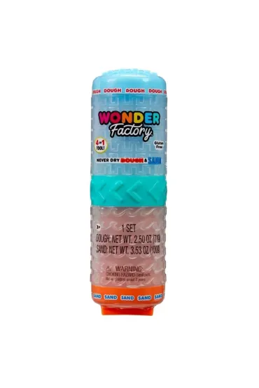 Wonder Factory Never Dry Dough&Sand Blue Orange Mga Entertainment