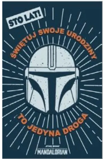 Kukartka Karnet Urodziny Star Wars Mandalorian