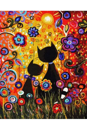 iPicasso Malowanie po numerach - Kontemplacja pi�kna 40x50cm