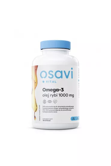 Osavi Omega-3 Olej Rybi Suplement diety 180 kaps.