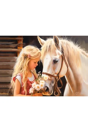Puzzle 1000 el. My Friend Horse Castorland