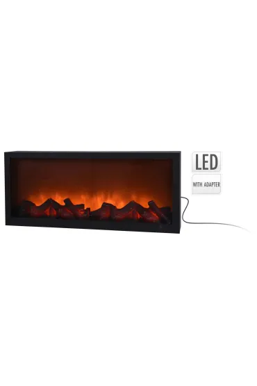Kominek elektryczny LED 57x25 cm
