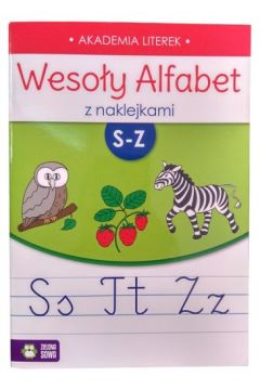 Wesoy alfabet z naklejkami S-Z. Zielona Sowa