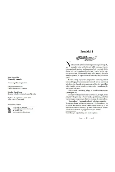 Niezwyk�e wakacje. Zagadka starego dworu. Tom 3 - Beata Ostrowicka
