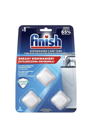 Finish Dishwasher Cleaner tabletki do czyszczenia zmywarek 3 szt.
