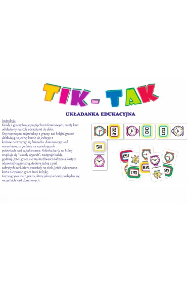 Tiktak. Uk�adanka edukacyjna Abino