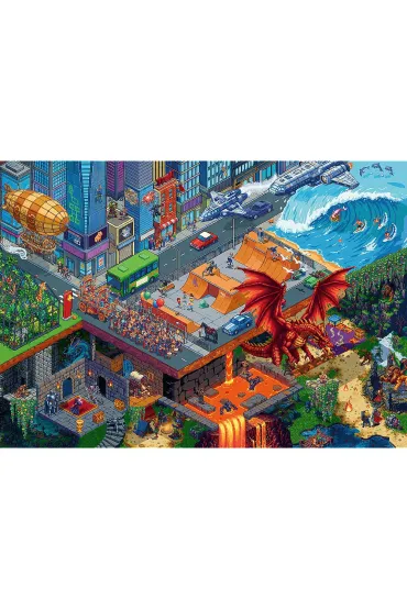 Puzzle 1000 Miasto Pixel TREFL
