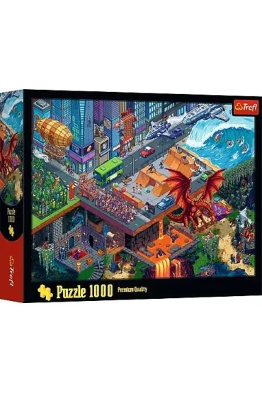 Puzzle 1000 Miasto Pixel TREFL