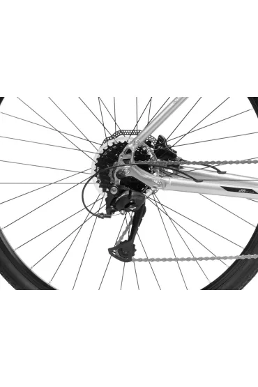 Romet Rower crossowy ORKAN 4 M LITE 2023 srebrno-czarny 18 M