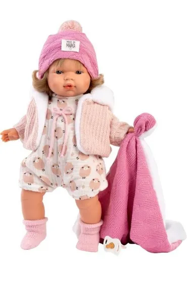 Lalka p�acz�ca Lola 38cm Llorens