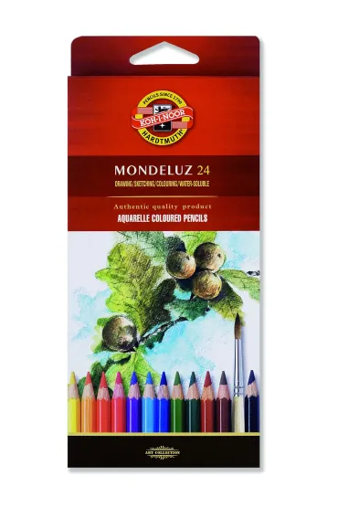 Koh-I-Noor Kredki akwarelowe Mondeluz 3718 24 szt.