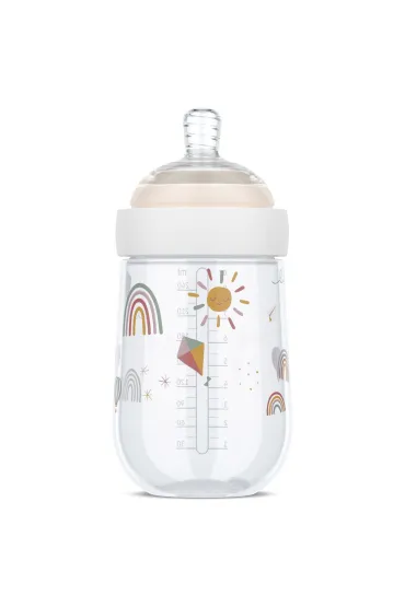 Mepal Butelka ze smoczkiem Mio Sunshine & Rainbow 108061565245 240 ml