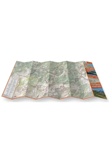 Montenegro Mountains G�ry Czarnog�ry trekking map 1:65 000 laminat 2024