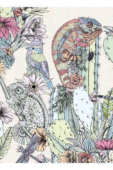 Museums & Galleries Karnet B6 z kopert� Cactus Chameleons