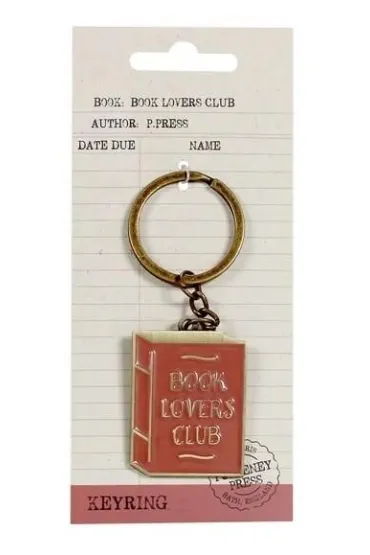 Half Moon Bay Pulteney Press Brelok metalowy - Book Lovers