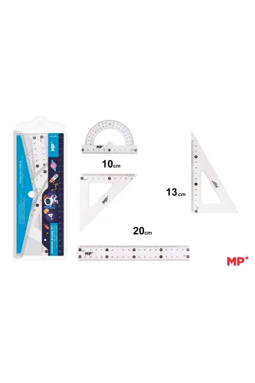 Mp Main Paper Zestaw geometryczny w etui Kosmos 4 el.