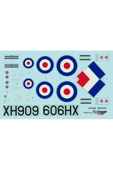 Samolot Przechwytuj�cy "GLOSTER JAVELIN" Mirage Hobby