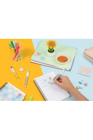 D�ugopis BIC 4 Colours Kawai blister 3szt.mix wzor�w