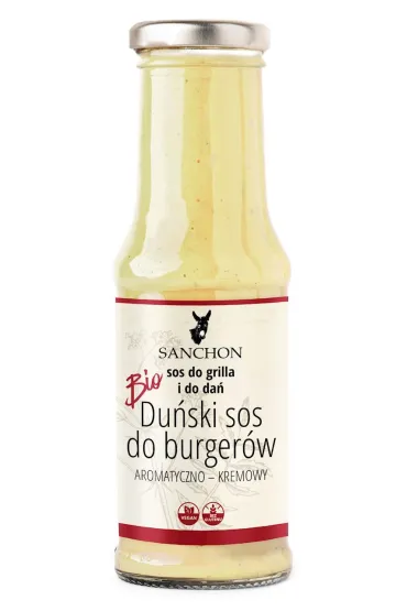 Sanchon Sos do burger�w wega�ski bezglutenowy 210 ml Bio