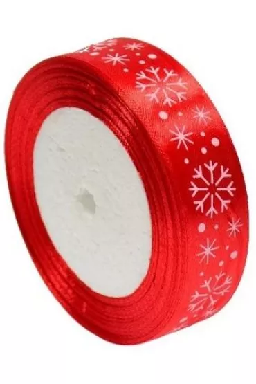 Brewis Wst��ka satynowa z motywem �wi�tecznym 25mm x 22m