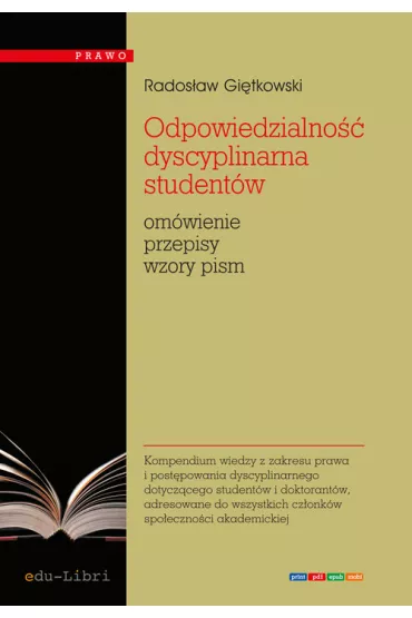 Odpowiedzialno�� dyscyplinarna student�w - Rados�aw Gi�tkowski