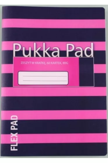 Pukka Pad Zeszyt A5 PCV Navy kratka 60 kartek