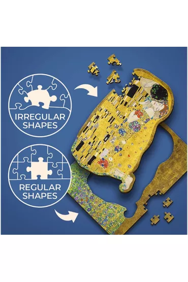 Puzzle drewniane 200 el. Poca�unek Gustav Klimt Trefl