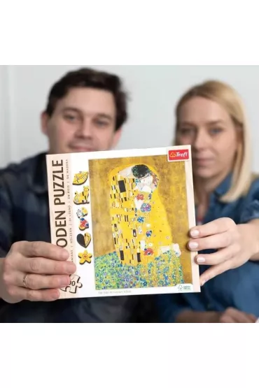 Puzzle drewniane 200 el. Poca�unek Gustav Klimt Trefl